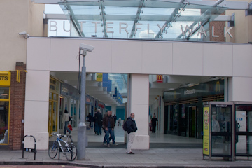 Butterfly Walk, Denmark Hill, Camberwell, London, England